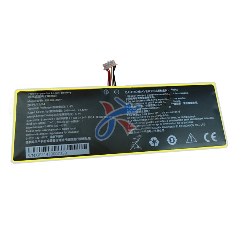 适用CHUWI驰为Hi10 Go CWI513 二合一平板电脑 356184-2S1P 电池