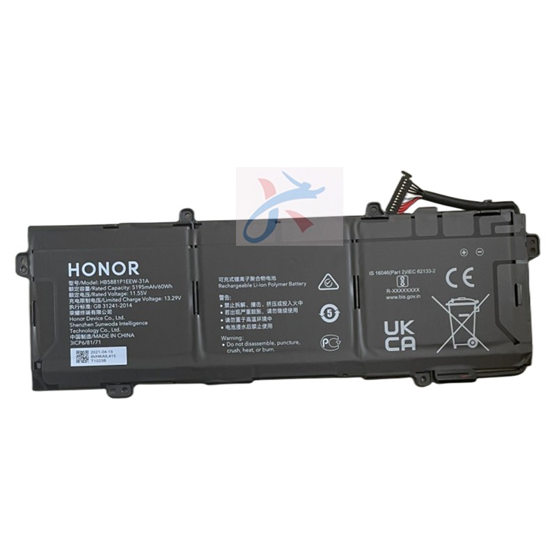 适用HUAWEI华为MateBook D16 RLEF-16笔记本HB5781P1EEW-31C电池