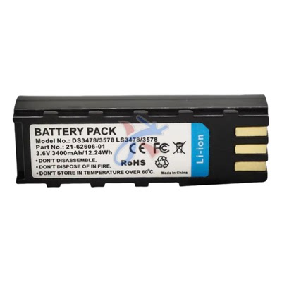 适用ZEBRA斑马DS3578 LS3578 DS3478扫描枪21-62606-01电池