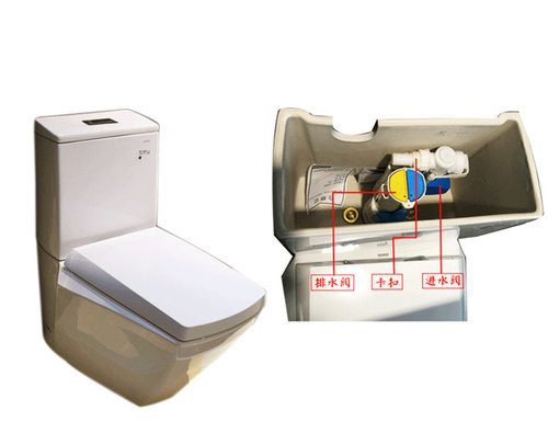 TOTOCW680B SW760B 马桶座便器水箱后进式进水阀排水阀出水上水器