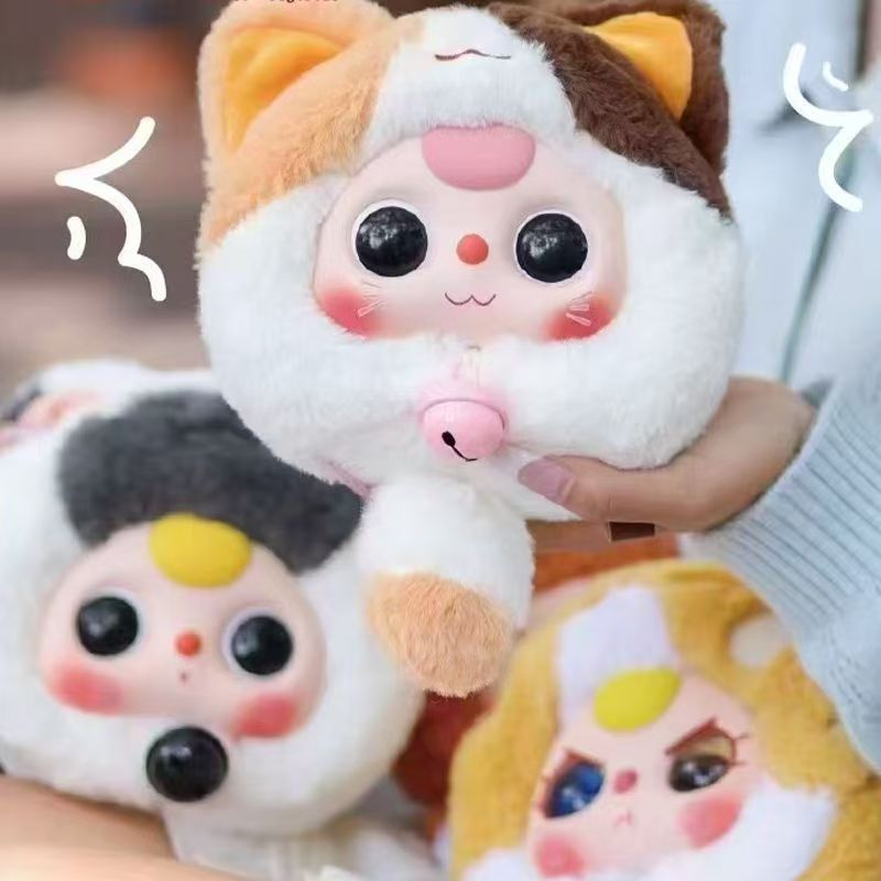 10cm招财猫拉链包现货设计公仔