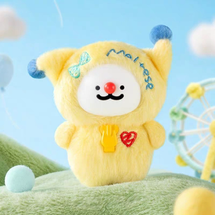 玩乐主义线条小狗我的好伙伴搪胶毛绒盲盒可爱少女心公仔生日礼物