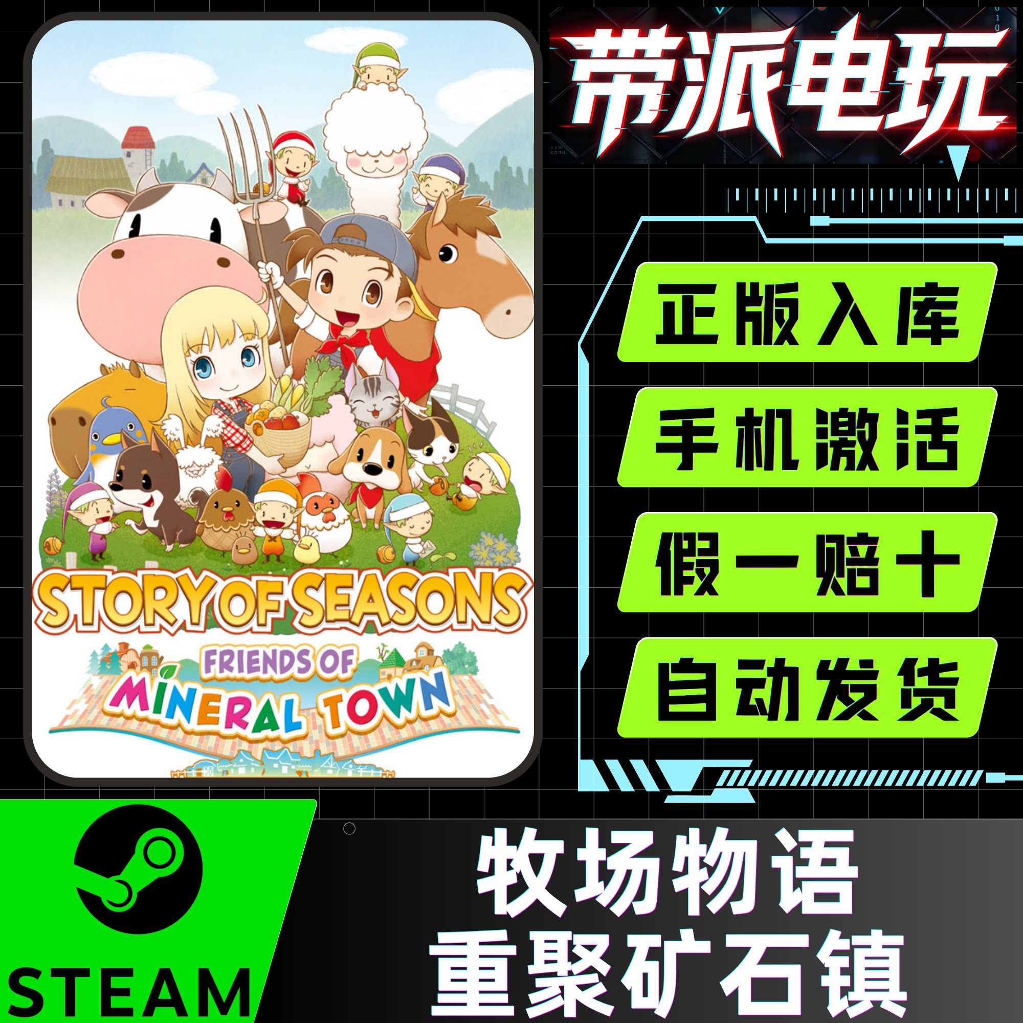 Steam牧场物语重聚矿石镇国区CDK