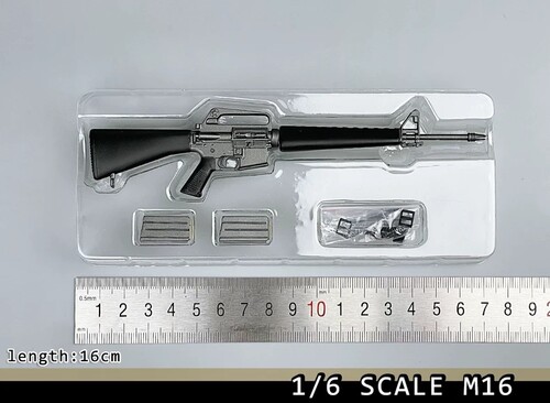 现货 1/6比例 兵人模型配件 M16步枪 不可发射