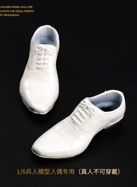 现货1/6男兵人鞋子实心潮流运动鞋 可匹配HT AT JO包胶拆脚男素体
