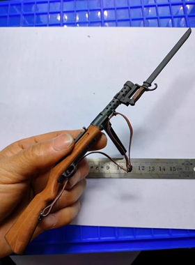 1/6兵人模型东铭二战工艺品全金属全分解SIG M1920冲锋枪金属实木