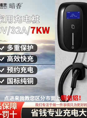 极狐专用阿尔法S/S5/T/T5/考拉S7KW家用新能源汽车充电桩枪器快充