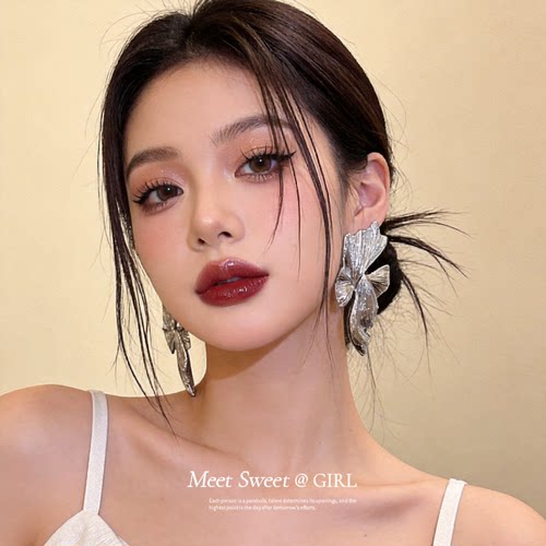 欧美风夸张金色绝美大耳环