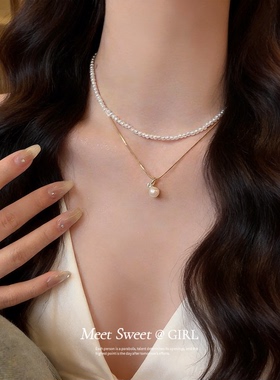 珍珠项链轻奢时尚高级感配饰女