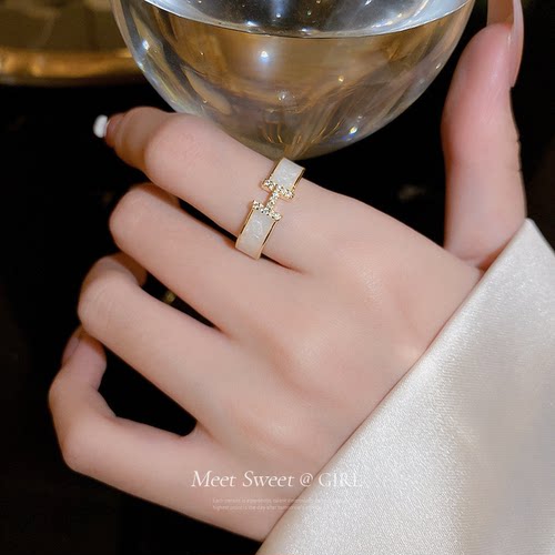 开口戒指女小众设计高级感