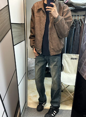 【网图】现货 抖音爆款可送样衣PU皮衣 100%聚酯纤维 YK86027-P75