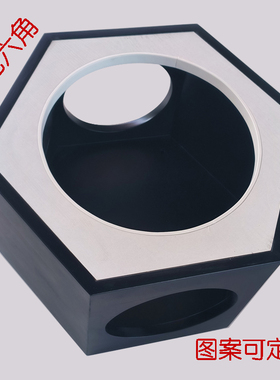 黑色实木墙挂式六角猫窝猫爬架猫跳台猫墙墙壁挂式猫家具定做