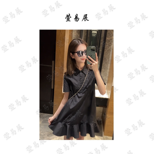 “斯本夜曲”设计师款100%府绸棉液氮冰爽连衣裙-QZ6042501