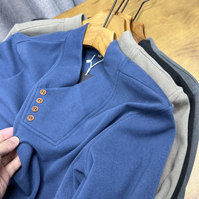 半高领打底衫加厚加绒