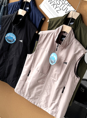 品质强货！户外机能春秋男士立领透气运动休闲无袖背心马甲S10723