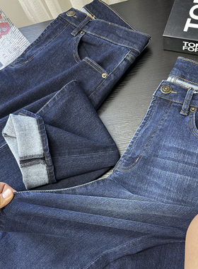 四面高弹力！秋季男士外贸时尚休闲通勤水洗百搭牛仔裤S00202