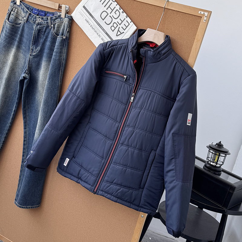 瑞士工装！轻量化防风保暖秋冬男士户外绗缝立领棉服潮50294