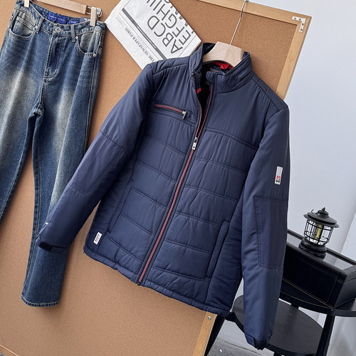 瑞士工装！轻量化防风保暖秋冬男士户外绗缝立领棉服潮50294
