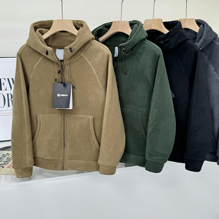 一件可过冬！重磅620g！基础双面摇粒绒连帽情侣款外套21270