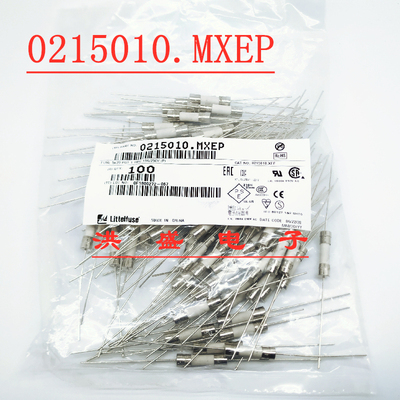 0215010.MXEP 美国力特5*20 10A延时陶瓷保险丝 T10AH250VP带引脚