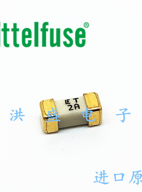 进口美国力特贴片保险丝0452002.MRL 1808 LF T2A镀金脚 延时慢熔