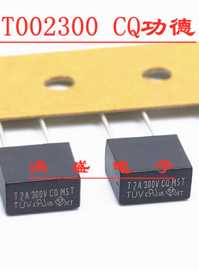 MST002300进口原装台湾CQ功得 TE5延时方形保险丝管 MST T2A 300V
