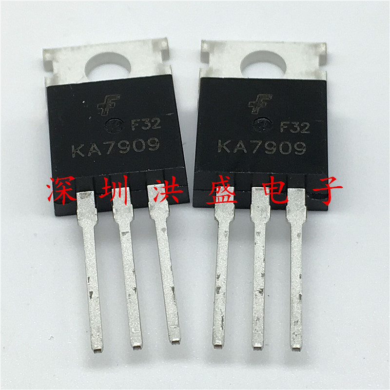精密三端稳压KA7909 L7909CV TO-220 进口全新原装现货