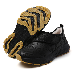 不累脚妈妈防水运动鞋 老年健步鞋 加绒保暖老人棉鞋 新款 女2025冬季