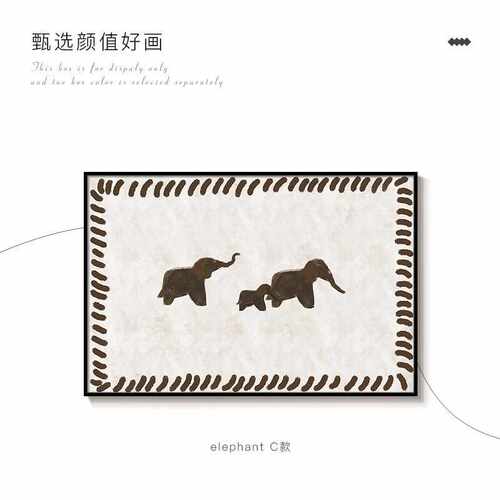 中古风电表箱装饰画美拉德客厅墙壁画高级感复古抽象挂画