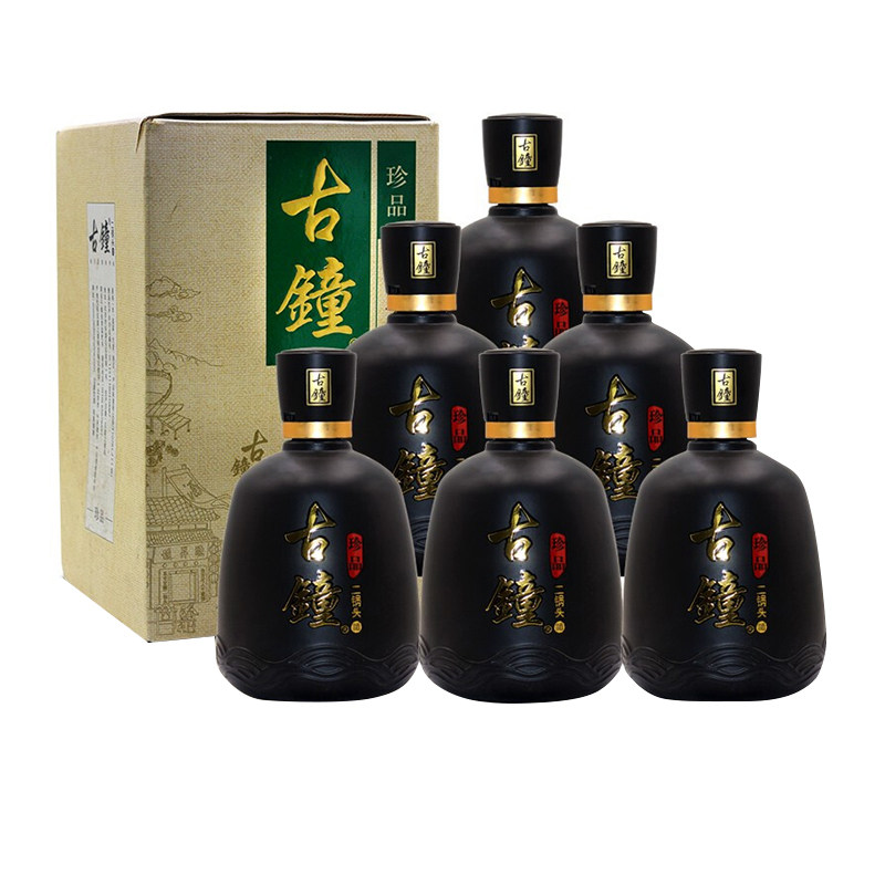 北京红星新古钟珍品二锅头清香型白酒46度450ml*6瓶整箱装 宴客酒