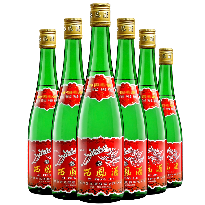 西凤酒1989金奖老绿瓶凤香型白酒