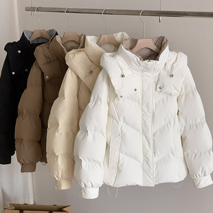 雅 漉白灵儿羽绒棉服女冬季2025年新款小个子短款棉服加厚爆a0205