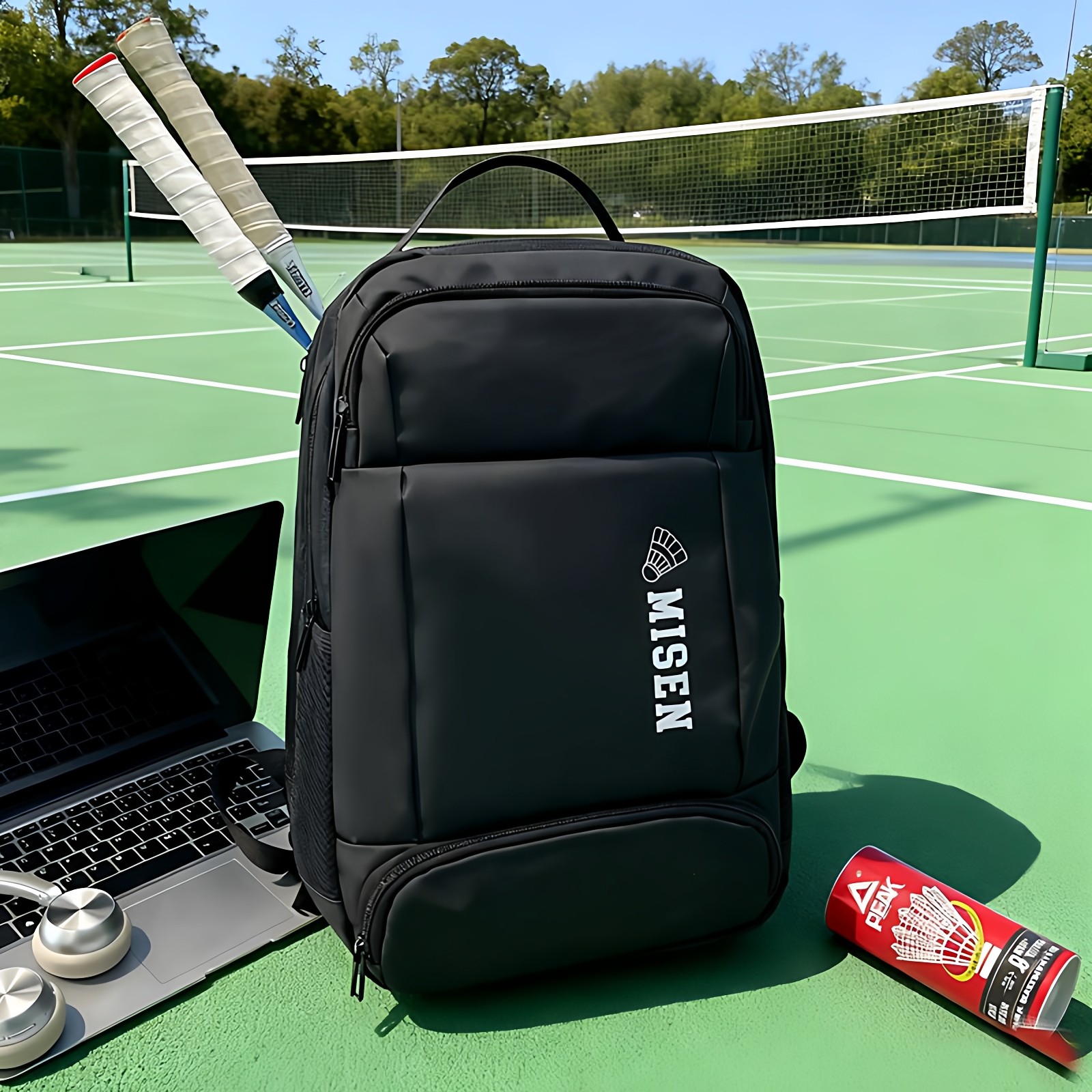 休闲运动健身双肩包大容量男女专业羽毛球包高级感小众百搭网球包