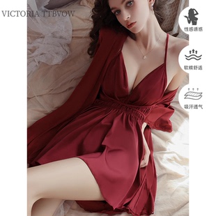 薄款 Victoria维多利亚纯欲风性感睡裙女2025夏季 高级感吊带家居服