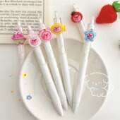 小红书同款 颜值卡通中性笔可爱按压碳素笔少女心水笔学生文具