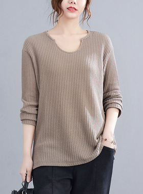 300斤特大码女装胖mm胸围160宽松长袖衫三色HT