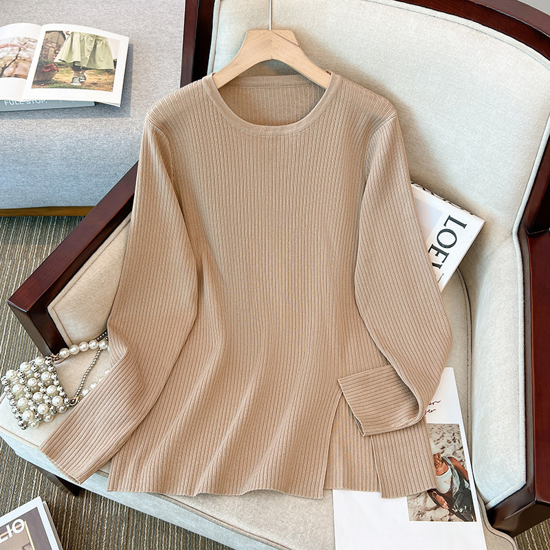 厂家货源特大码女装特价开叉套头