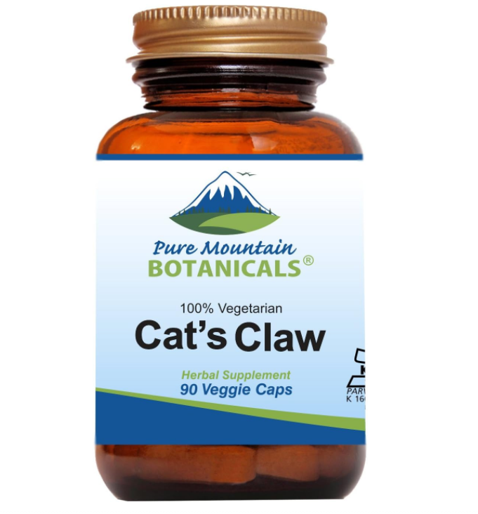 美国Pure Mountain Botanicals猫爪草胶囊 90粒1000mg秘鲁猫爪草