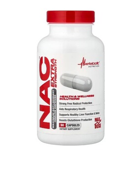 美国Metabolic Nutrition N-乙酰半胱氨酸（NAC）90 粒