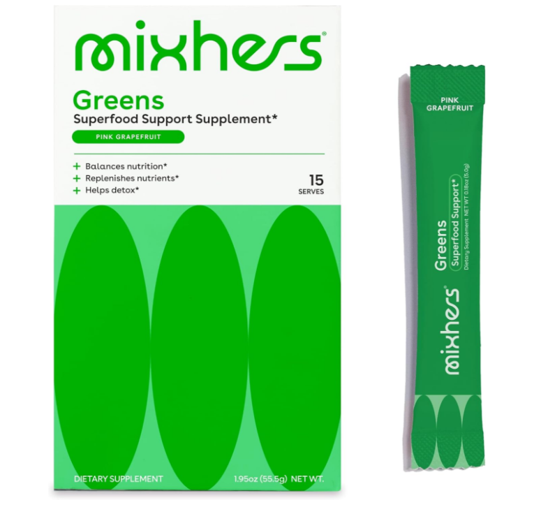 美国MIXHERSHergreens绿色果疏粉消化酶和羽衣甘蓝支持心脏和肝脏