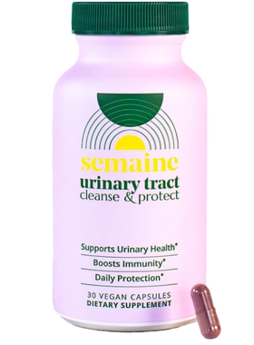 美国Semaine 女性尿路清洁和保护清洁生物膜UTI 蔓越莓原花青素