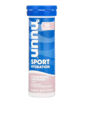 现货美国Nuun 补水 运动电解质泡腾补充剂 草莓 味 10 片