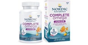 美国Nordic 大脑活跃帮助90粒 Naturals挪帝克儿童综合欧米茄DHA