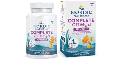 美国Nordic Naturals挪帝克儿童综合欧米茄DHA 大脑活跃帮助90粒