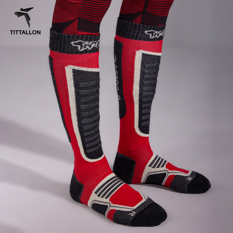Tittallon体拓国家队美丽奴羊毛抗菌滑雪袜,户外/登山/野营/旅行用品,滑雪袜,淘宝优惠券,粉丝福利购,淘宝优惠卷