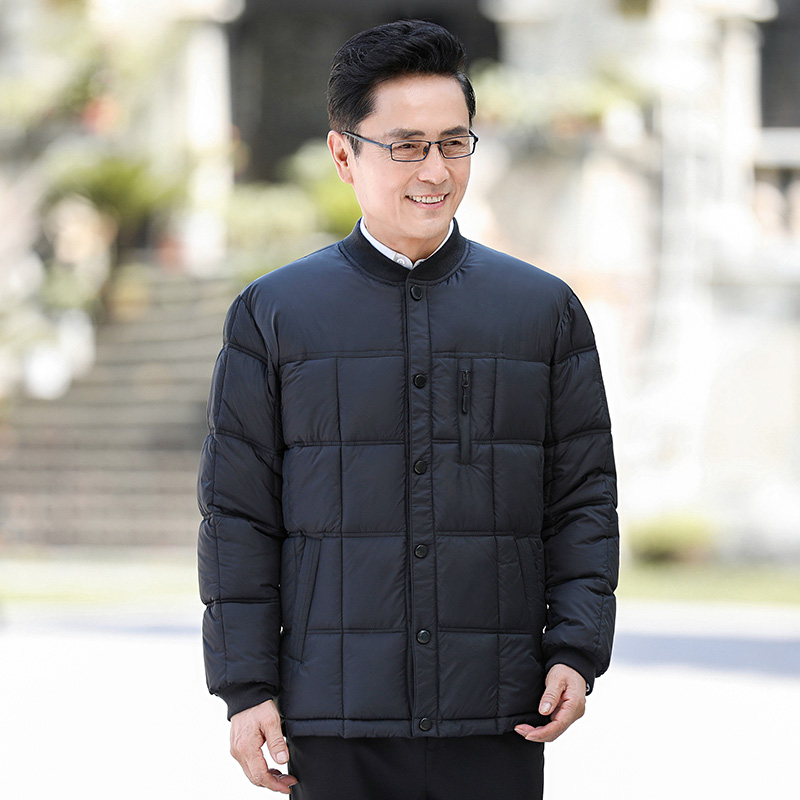 中老年人男冬装羽绒棉衣内胆男士宽松爷爷小棉袄内穿加厚爸爸棉服
