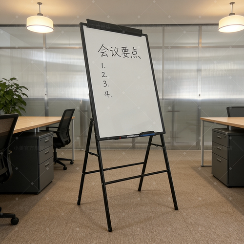支架式白板写字板60*90A型架夹纸
