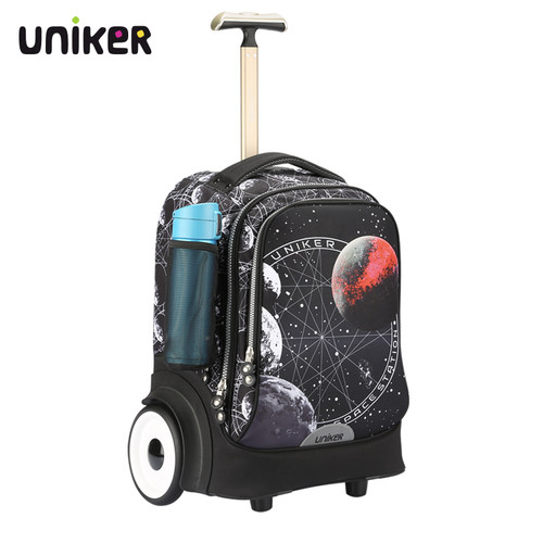 UNIKER拉杆书包大轮可爬楼梯