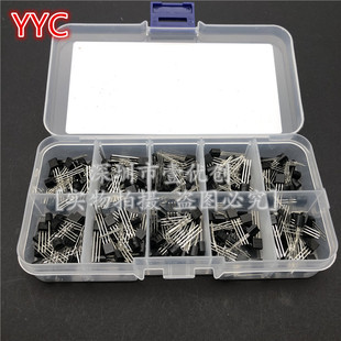 S8050 S8550 2N2907 BC327 92三极管样品盒10种共200只 BC337