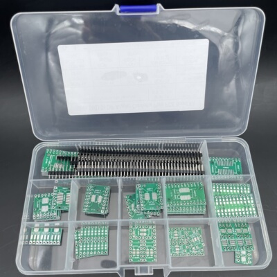 IC转换接板盒贴片转直插PCB板SOP8 SOP10 SOP14SOP16SOP24 S OP28